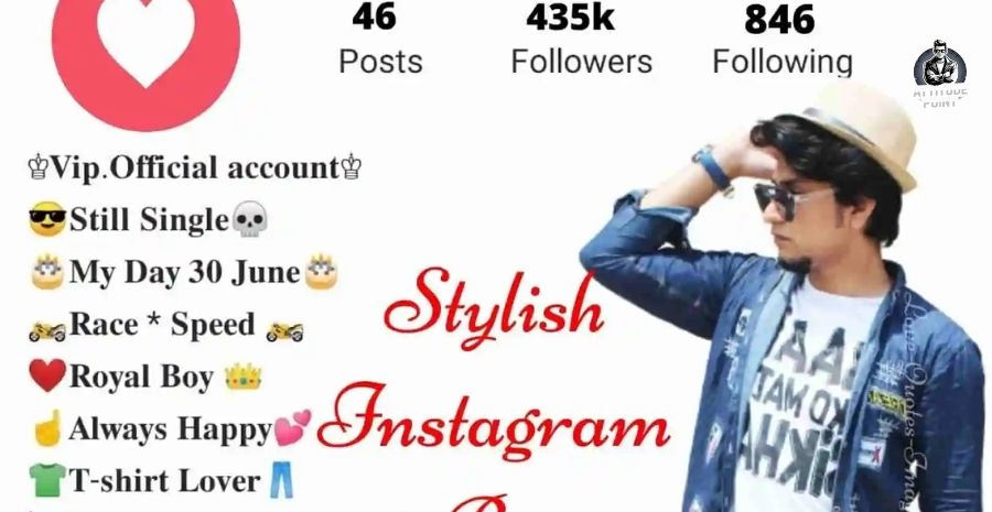 Instagram Bio For Boy In Stylish Font​