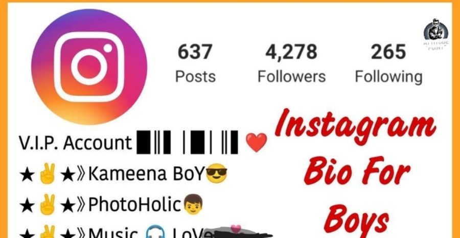 Instagram Bio For Boys Stylish Font​