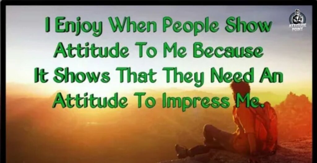 Shayari In English Attitude