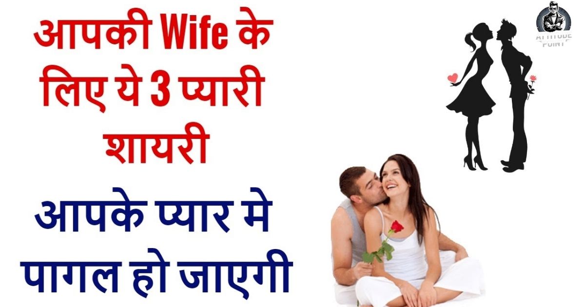 Love Shayari For Wife in Hindi 