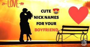 Cute Nicknames for Boyfriend