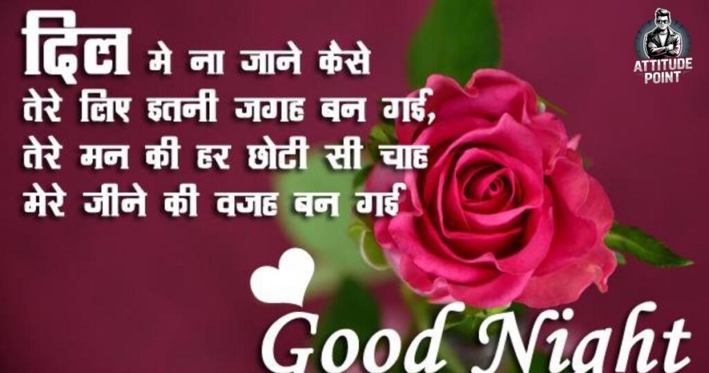 Romantic Good Night Shayari